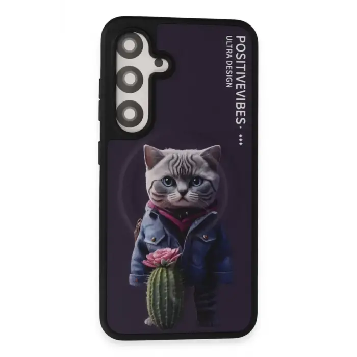 Joko Samsung Galaxy S24 Fun Magsafe Kapak - Derin Mor