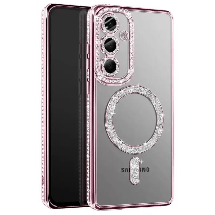 Joko Samsung Galaxy S26 Joke Simli Magneticsafe Kılıf - Pembe