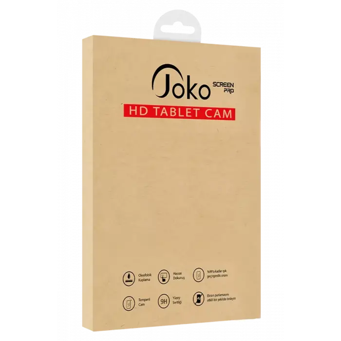 Joko Samsung Galaxy X610 Tab S9 FE Plus 12.4 HD Tablet Cam Ekran Koruyucu - Şeffaf