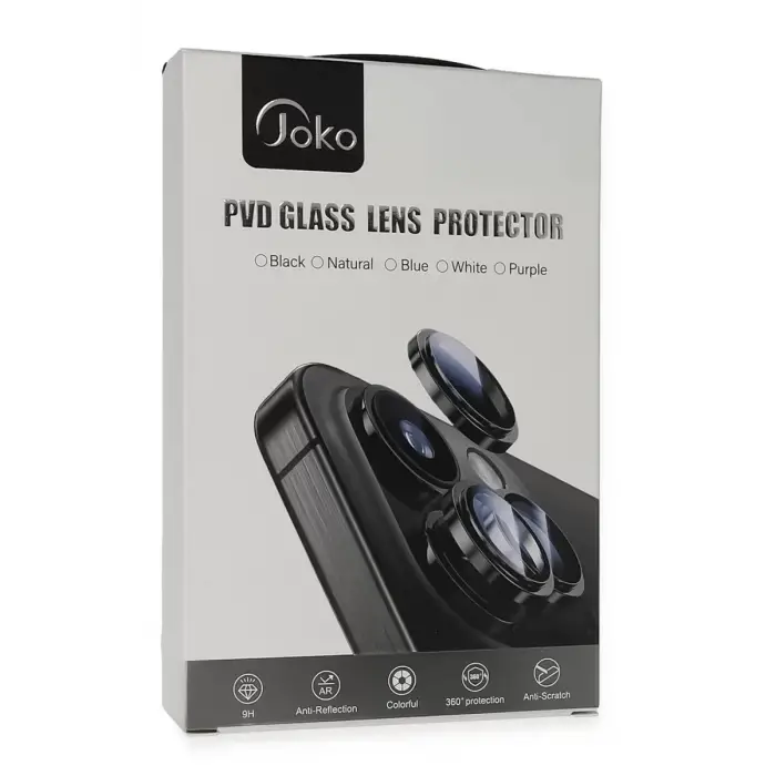 Joko Xiaomi Redmi Note 14 Pro 4G PVD Metal Kamera Lens - Siyah