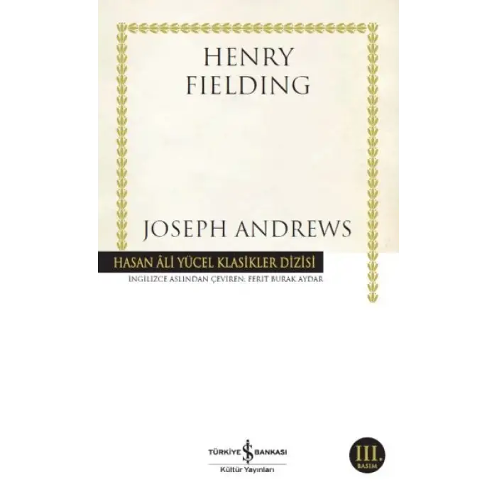 Joseph Andrews - Hasan Ali Yücel Klasikleri