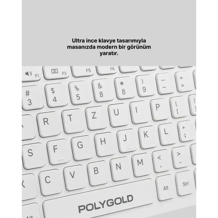 Kablosuz Klavye Mouse Takımı - Ergonomik, Sessiz ve Enerji Tasarruflu