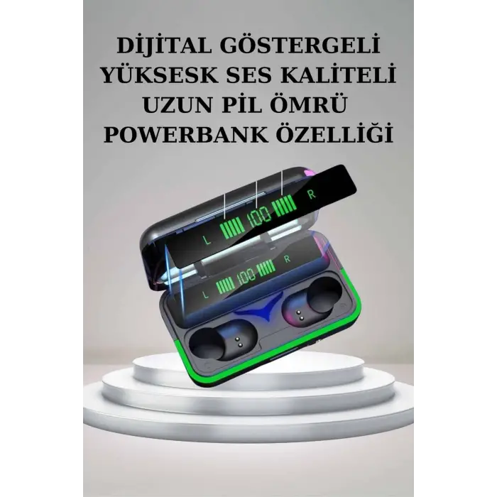 Kadınlara Özel Bileklik Hediyeli Akıllı Saat ve Dijital Göstergeli ANC Özellikli Bluetooth Kulaklık