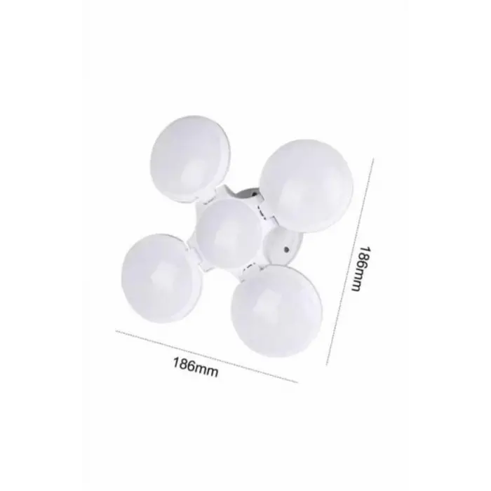 Kamp Lambası Güneş Enerjili Solar 5 Kanatlı Katlanır Lamba Karavan