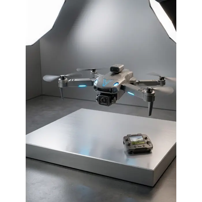 Katlanabilir Çift Kameralı Drone Uzaktan Kumandalı Hava Aracı