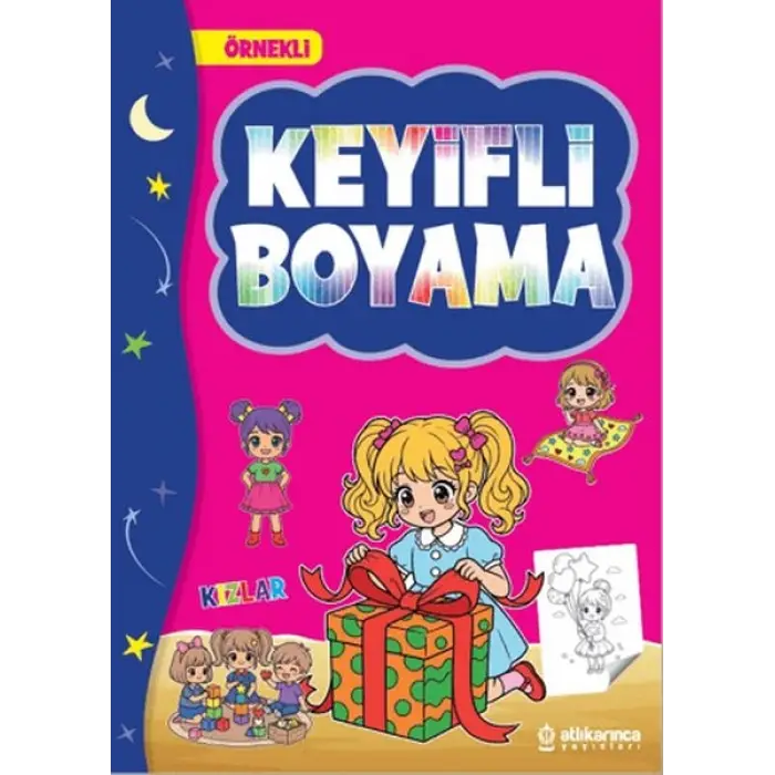Keyifli Boyama Kızlar 48 Sayfa