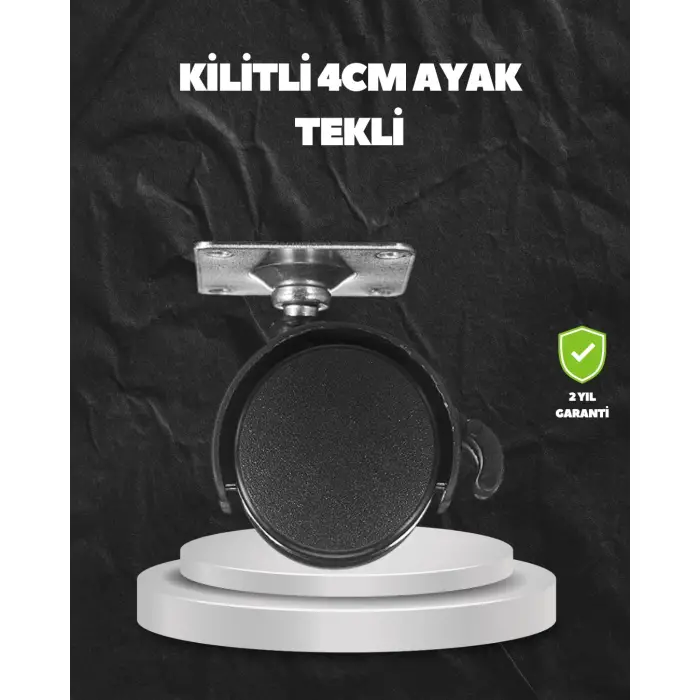 Kilitli 4 cm Evrensel Tekerlek Ayak Tek Adet