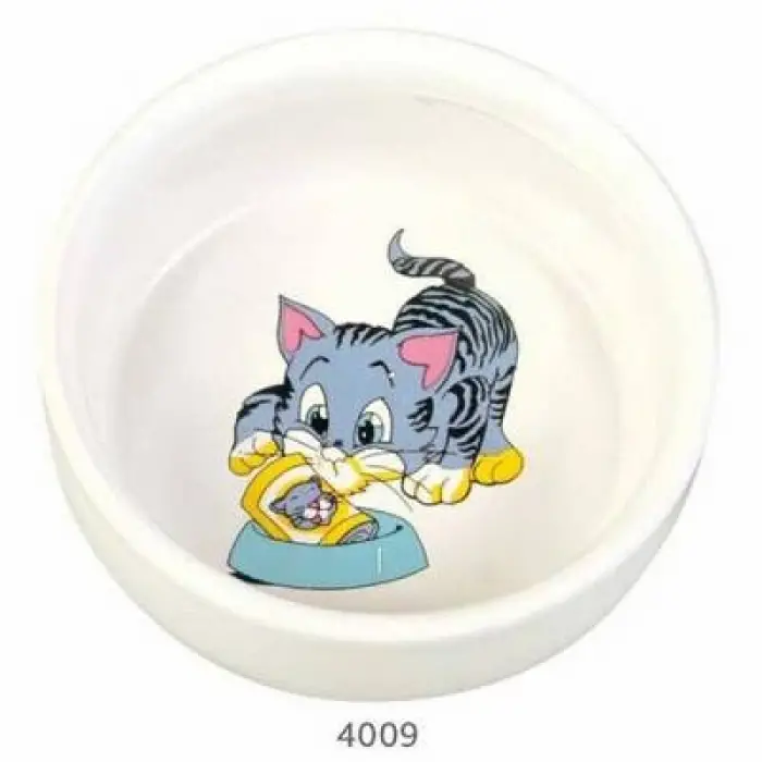 Kitten Kedi Seramik Mama Su Kabı 0,3 Lt 11 Cm