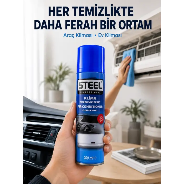Klima ve Araç Havalandırma Temizleyici Sprey