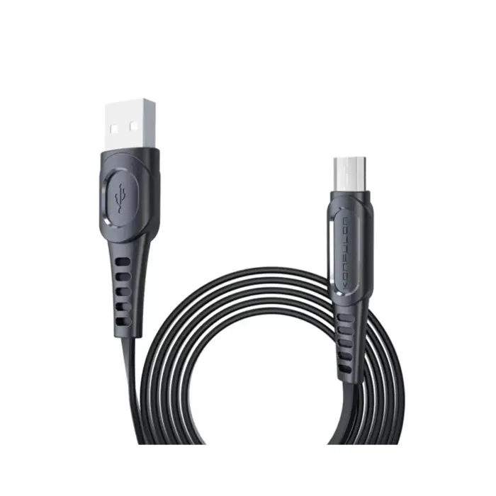 Konfulon DC01 Süper Hızlı Micro USB Kablo 1M 2.4A - Siyah