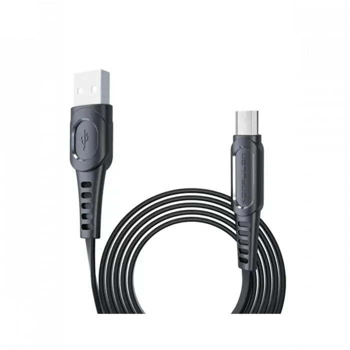 Konfulon DC01 Süper Hızlı Micro USB Kablo 1M 2.4A - Siyah