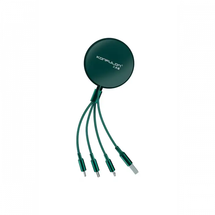 Konfulon DC44 3in1 66W Kablo - Yeşil