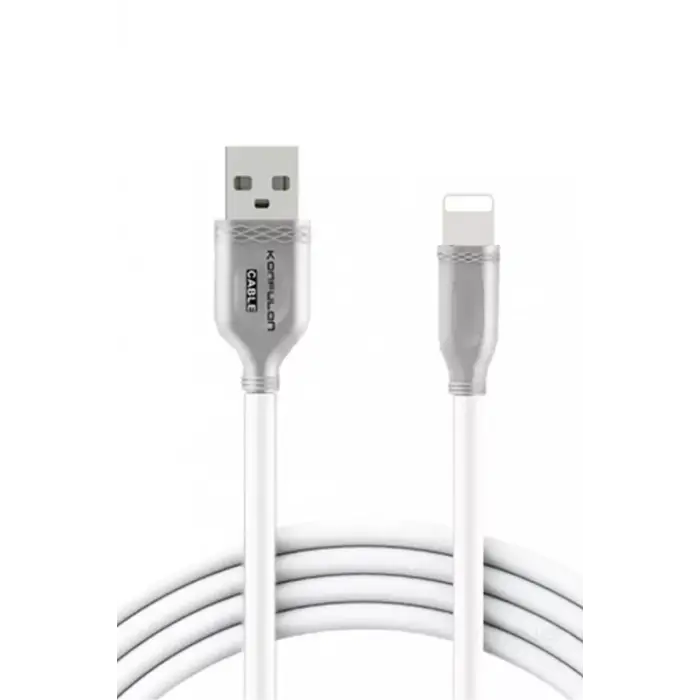 Konfulon S48 Lightning Kablo iphone Uyumlu 1M 3A - Beyaz