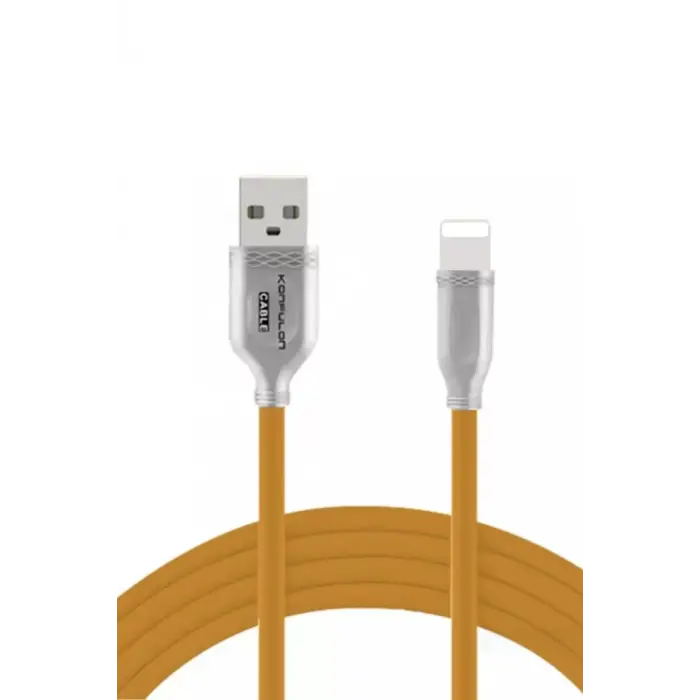 Konfulon S48 Lightning Kablo iphone Uyumlu 1M 3A - Sarı