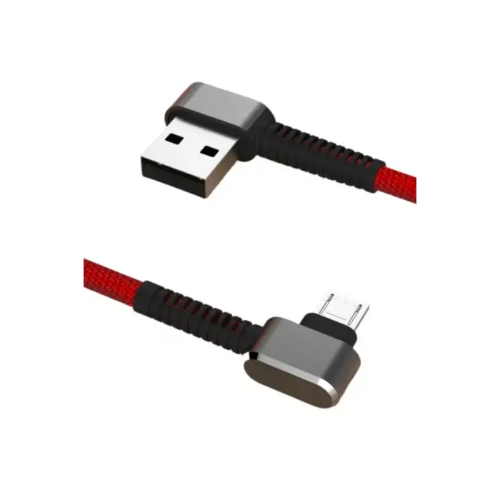 Konfulon S73 Micro USB Kablo 1M 2.1A - Kırmızı