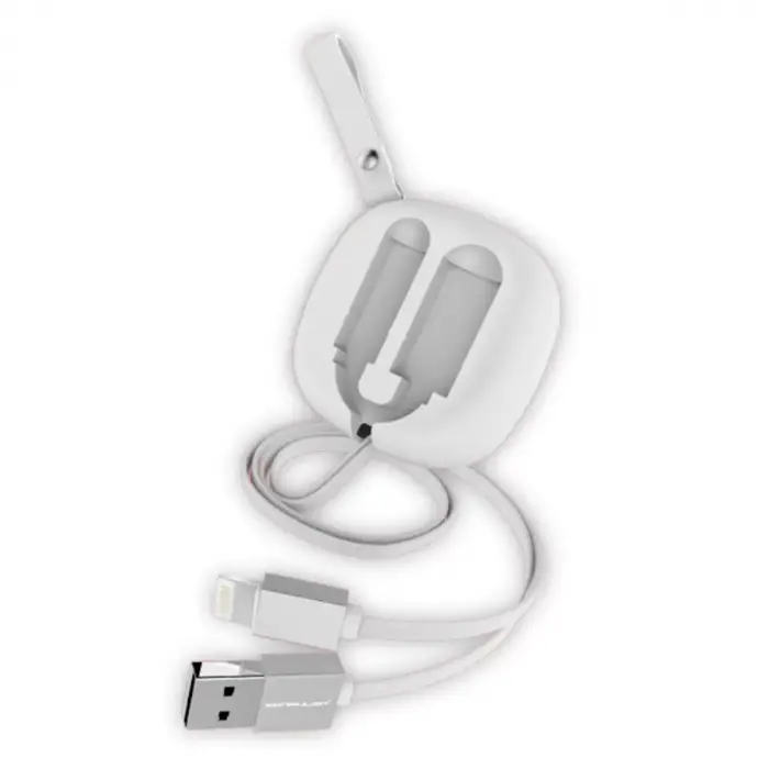 Konfulon S80 Lightning Kablo iphone Uyumlu 20cm-1M 2A - Beyaz