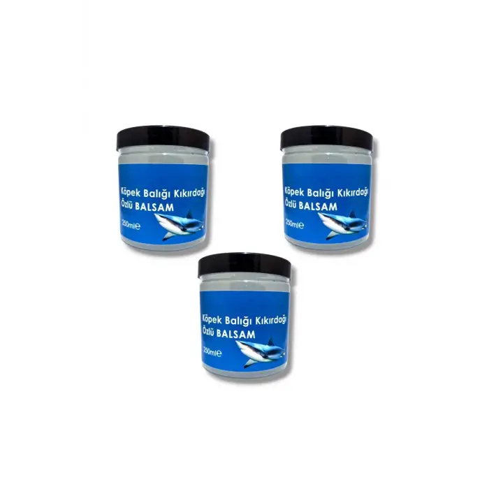 Köpek Balığı Kıkırdağı Özlü Rahatlatma Kremi 250 ml - 3 Adet