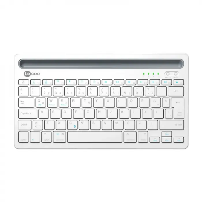 LENOVO LECOO BK100 Q Kablosuz Bluetoothlu Beyaz Klavye
