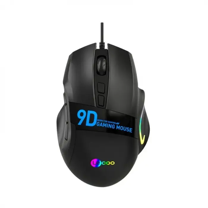 LENOVO LECOO MS130 Usb+Kablolu 7200DPI+9 Tuşlu RGB Aydınlatmalı Gaming Mouse
