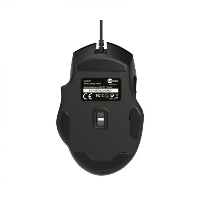 LENOVO LECOO MS130 Usb+Kablolu 7200DPI+9 Tuşlu RGB Aydınlatmalı Gaming Mouse
