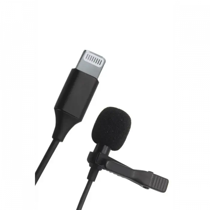 Lightning 2 Metre Double Mikrofon - Siyah