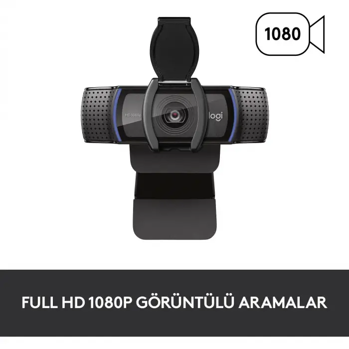 LOGITECH C920S HD PRO WEBCAM SİYAH 960-001252