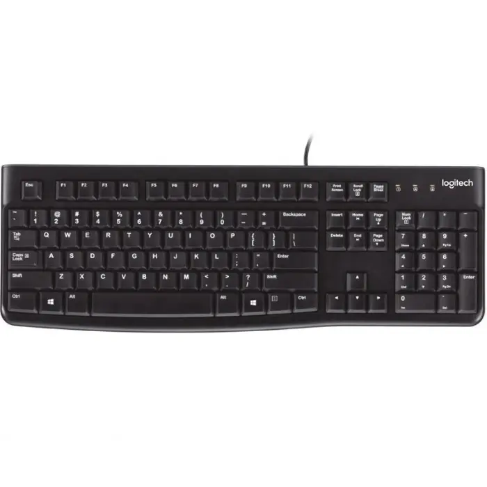 LOGITECH K120 Q USB KABLOLU KLAVYE SİYAH 920-002505