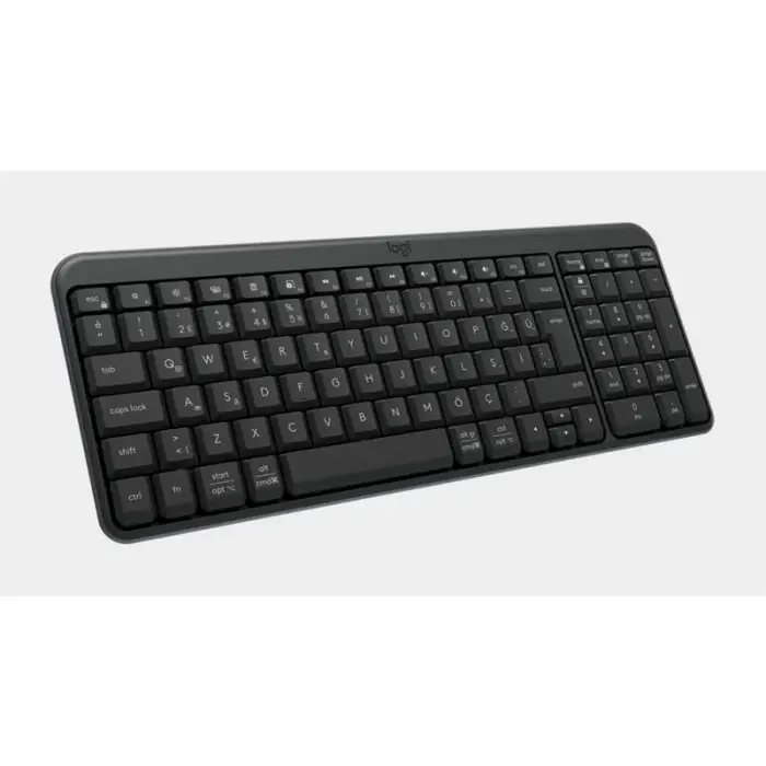 LOGITECH K250 TAM BOYUTLU KOMPAKT BLUETOOTH TÜRKÇE Q KLAVYE GRİ 920-013460