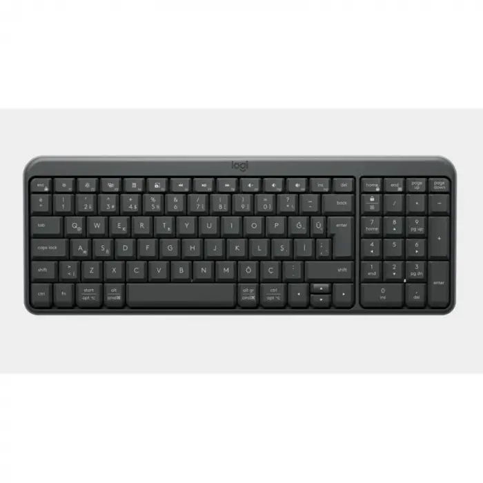 LOGITECH K250 TAM BOYUTLU KOMPAKT BLUETOOTH TÜRKÇE Q KLAVYE GRİ 920-013460