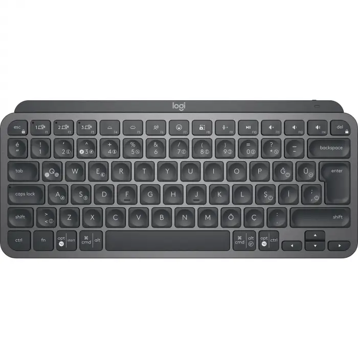 LOGITECH MX KEYS MINI MINIMALIST KABLOSUZ BLUETOOTH AYDINLATMALI Q TR KLAVYE SİYAH 920-010504