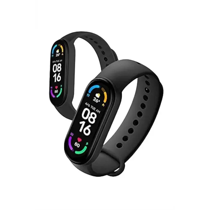 M6 Akıllı Bileklik Siyah Adımsayar Spor Takibi Android ve İOS Uyumlu