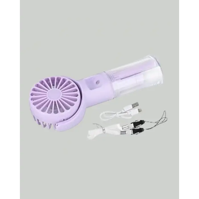 Masaüstü ve Elde Kullanıma Uygun Su Buharlı Şarjlı Fan