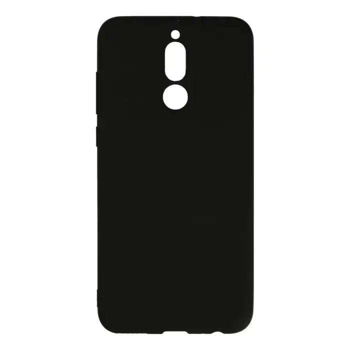 Mate 10 Lite Kılıf Nano içi Kadife Silikon - Siyah