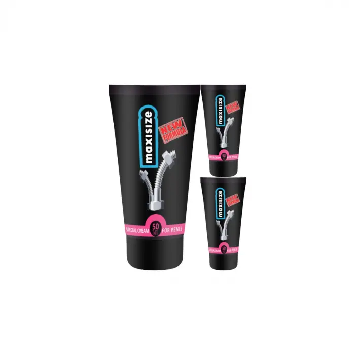 MAXİSİZE 3 ADET CREAM ERKEĞE ÖZEL 50 ML KREM