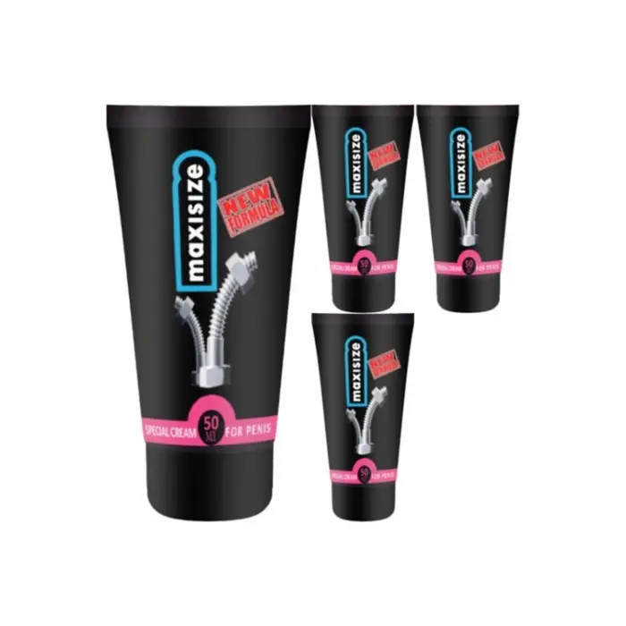 Maxsize Maxi Size Cream 4 Adet Erkeğe Özel 50 Ml Şekillendirici Canlandırıcı Krem