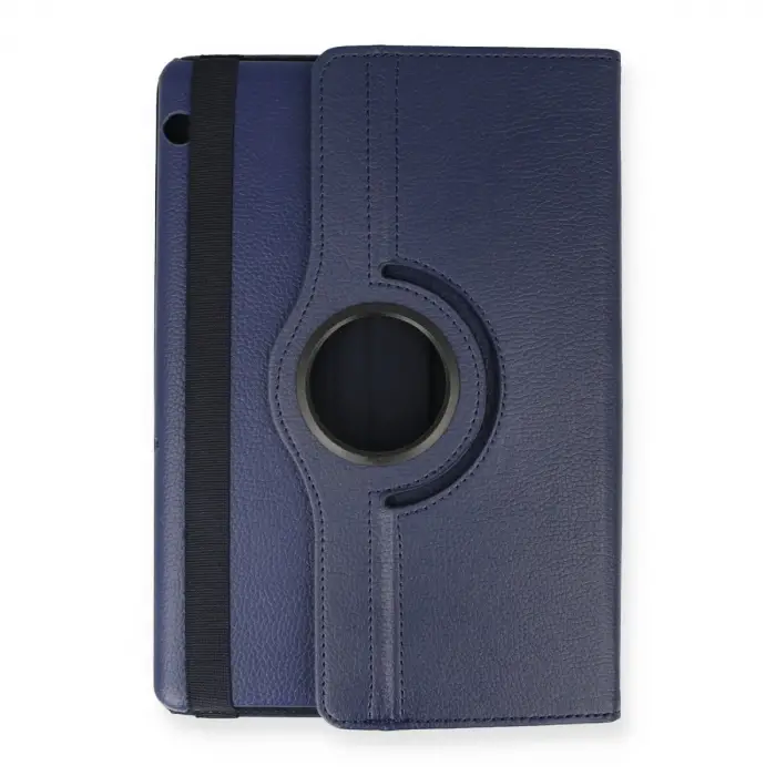 MediaPad T5 10 Kılıf 360 Tablet Deri Kılıf - Lacivert