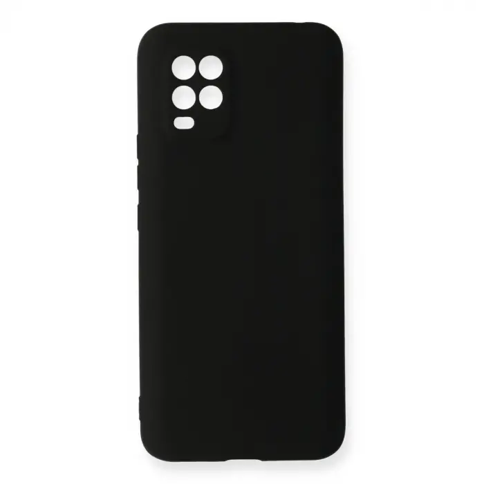 Mi 10 Lite Kılıf First Silikon - Siyah