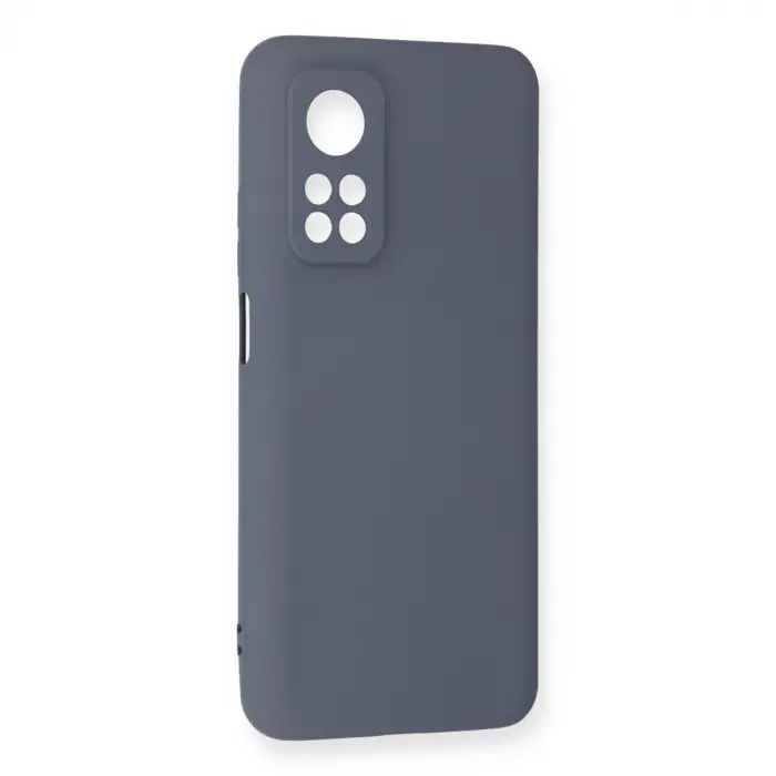 Mi 10T Kılıf Nano içi Kadife Silikon - Gri