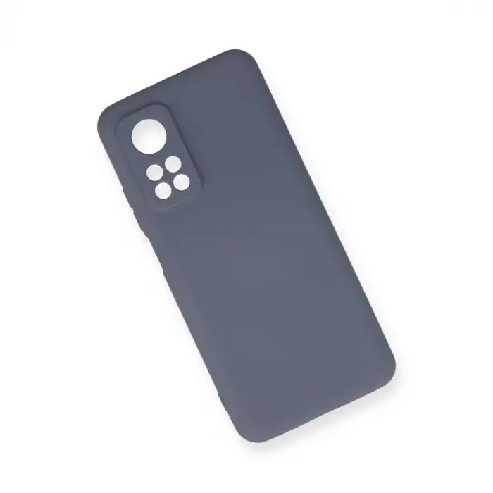 Mi 10T Kılıf Nano içi Kadife Silikon - Gri