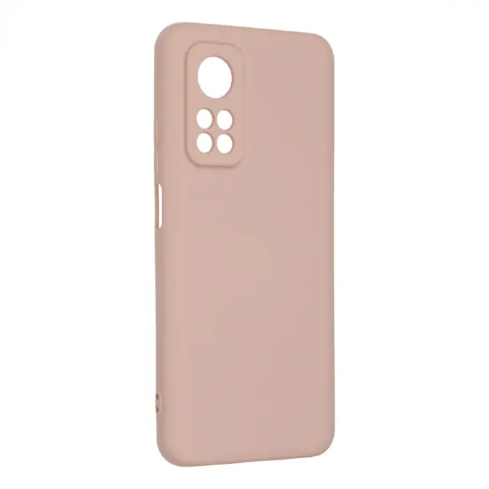 Mi 10T Kılıf Nano içi Kadife Silikon - Pudra
