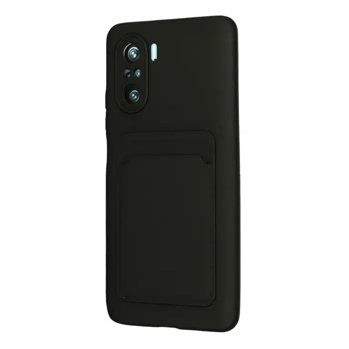 Mi 11i Kılıf Kelvin Kartvizitli Silikon - Siyah