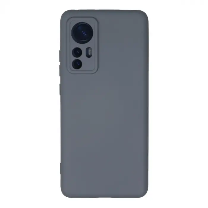 Mi 12 Kılıf Nano içi Kadife Silikon - Gri