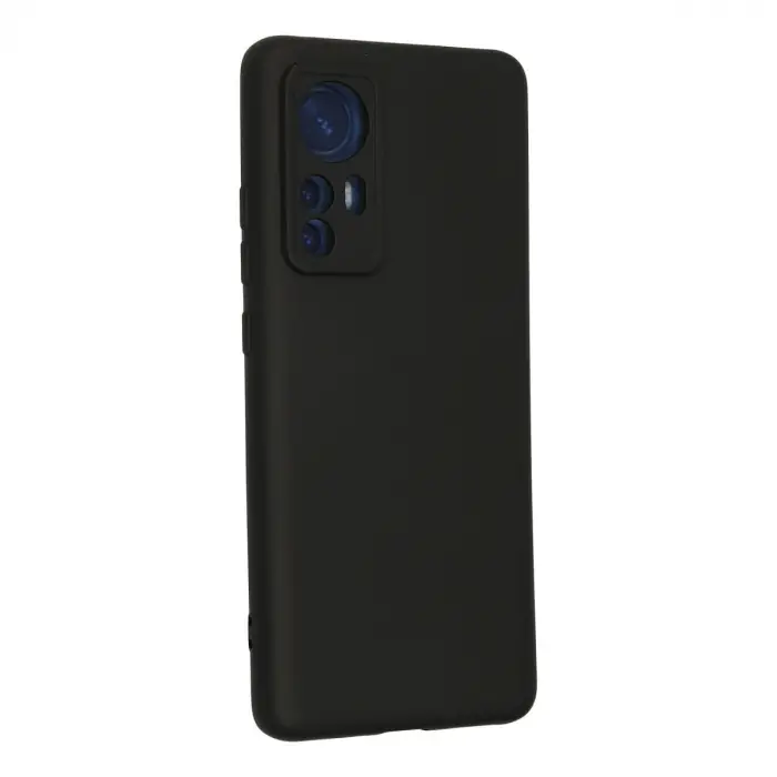 Mi 12 Kılıf Nano içi Kadife Silikon - Siyah