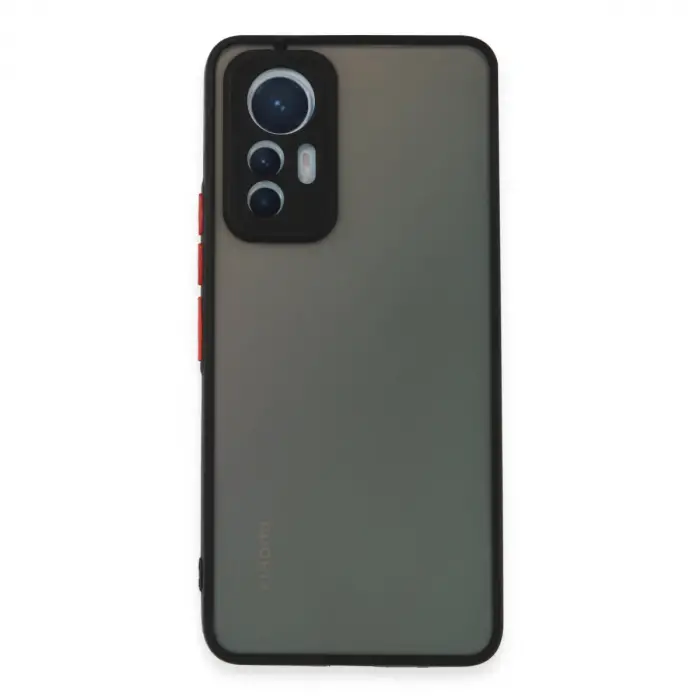 Mi 12 Lite Kılıf Montreal Silikon Kapak - Siyah