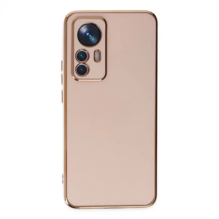 Mi 12T Pro Kılıf Volet Silikon - Pembe