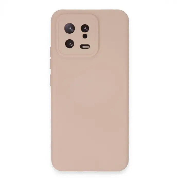 Mi 13 Kılıf Nano içi Kadife Silikon - Pudra