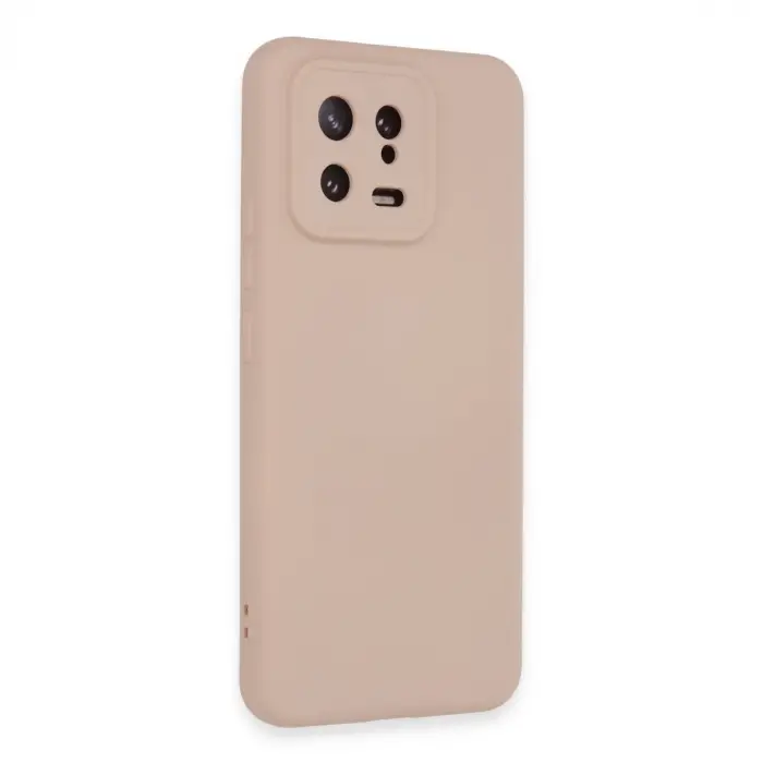 Mi 13 Kılıf Nano içi Kadife Silikon - Pudra