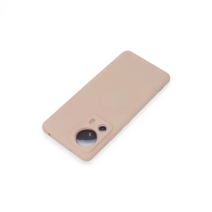 Mi 13 Lite Kılıf Nano içi Kadife Silikon - Pudra