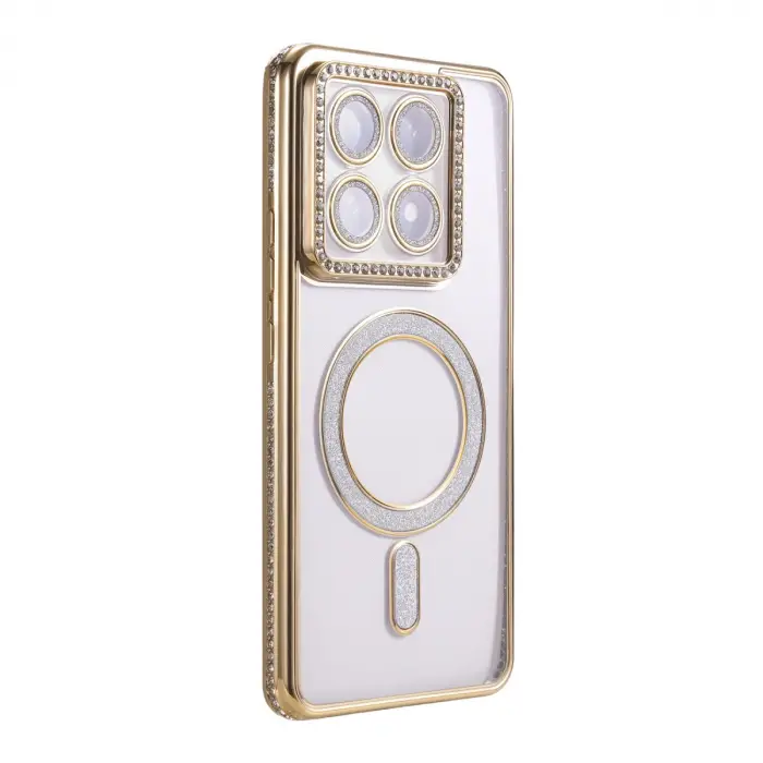 Mi 14T Pro Joke Simli Magneticsafe Kılıf - Gold