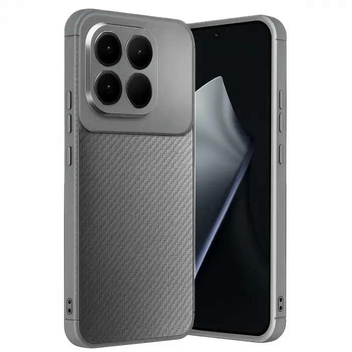 Mi 15T Auto Focus Karbon Kapak - Gri